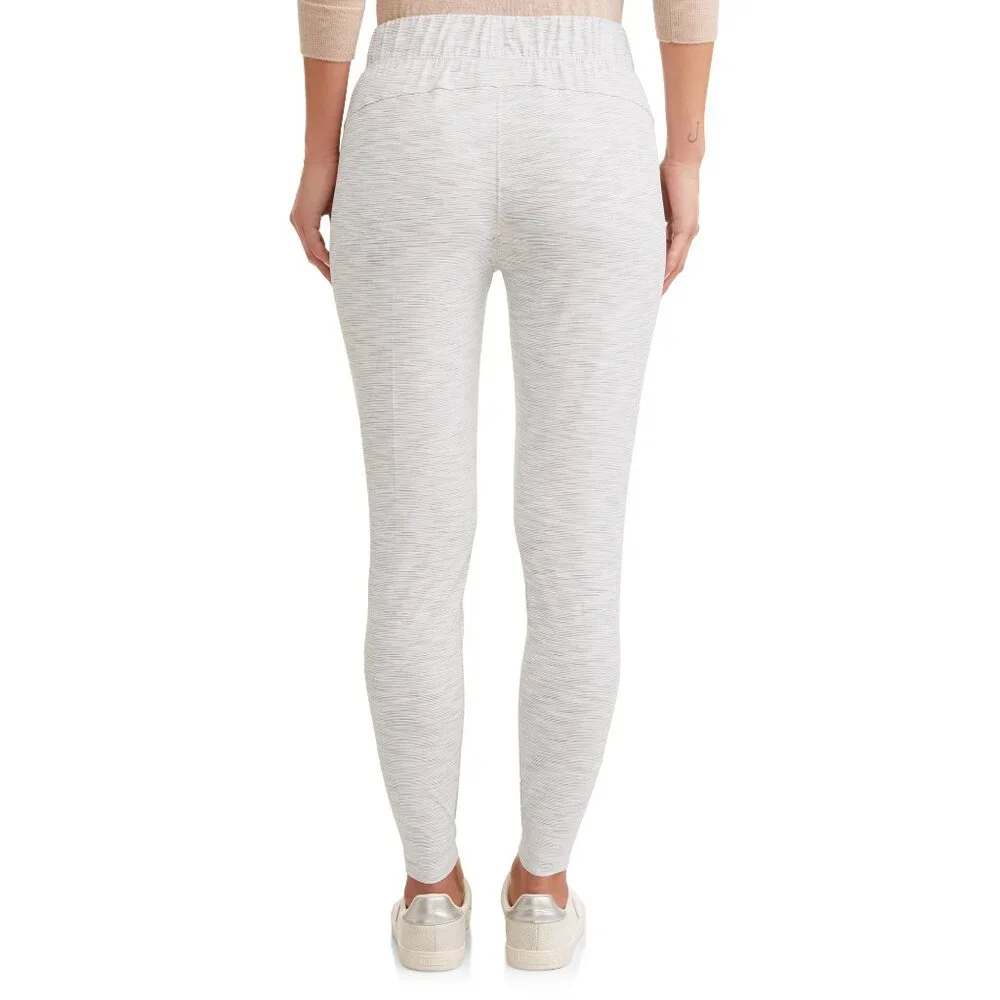 Avia Women's Athleisure Travel Pant with Pockets Stretch Size S
